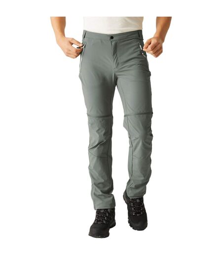 Pantalon À Taille Semi-élastiquée 2-en-1 Mountain Homme Vert Pâle Regatta