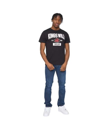 Mens knockout t-shirt black Kings Will Dream