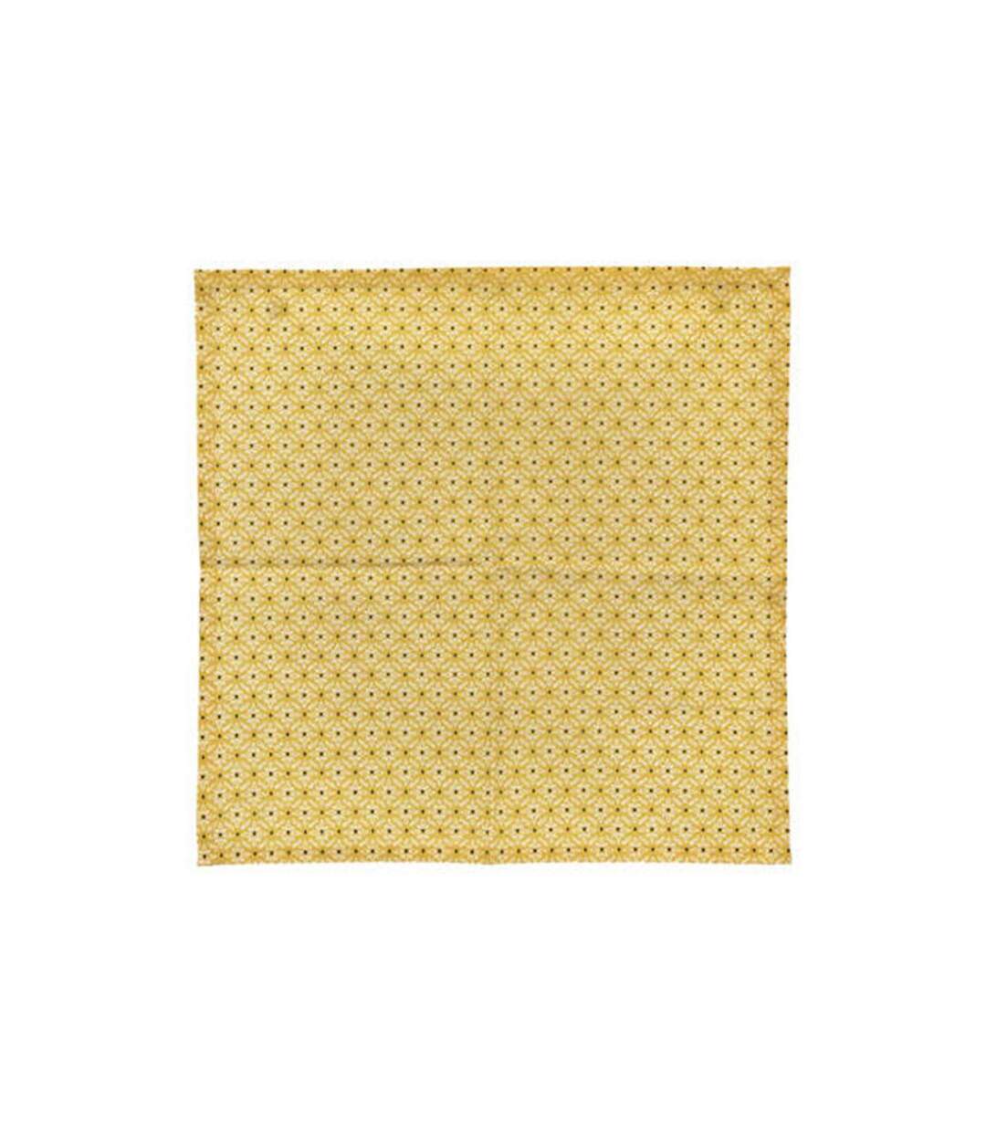 Lot de 4 Serviettes de Table Paty 40x40cm Ocre-3