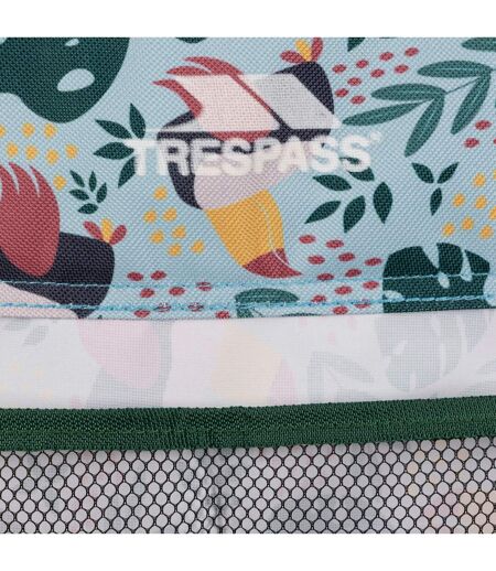Childrens/kids joejoe tropical leaves camping chair one size multicoloured Trespass