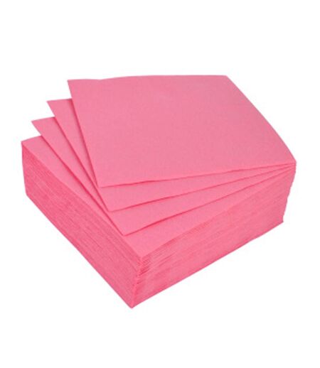 Lot de 40 Serviettes en Papier Vitamine 25x25cm Rose