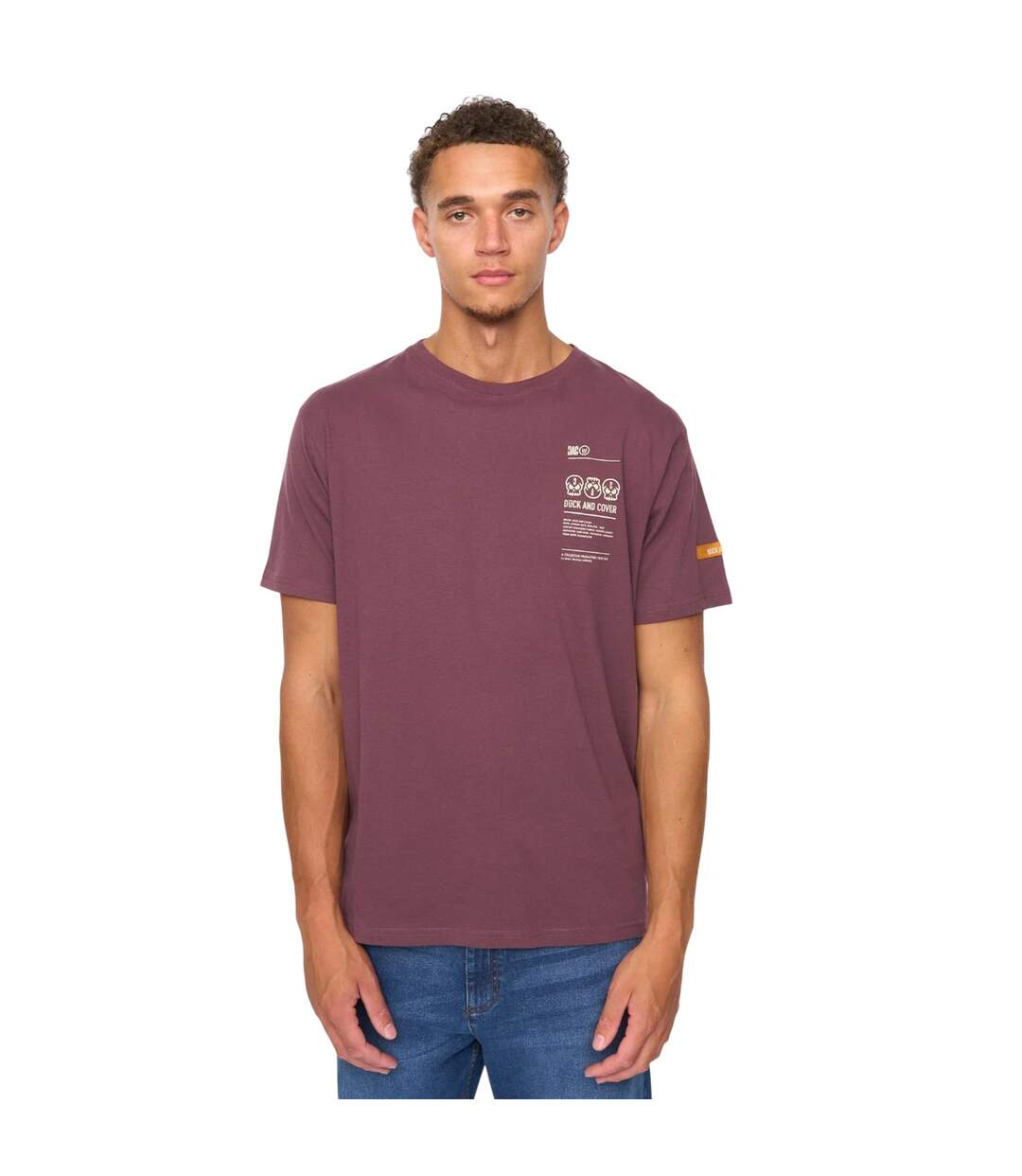 Mens Cramptone T-shirt Rum Raisin Duck And Cover-2
