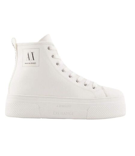 Baskets Femme Blanc Cassé Armani Exchange