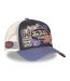 Casquette trucker avec filet et devant imprimé avec écussons Patches Vondutch-4