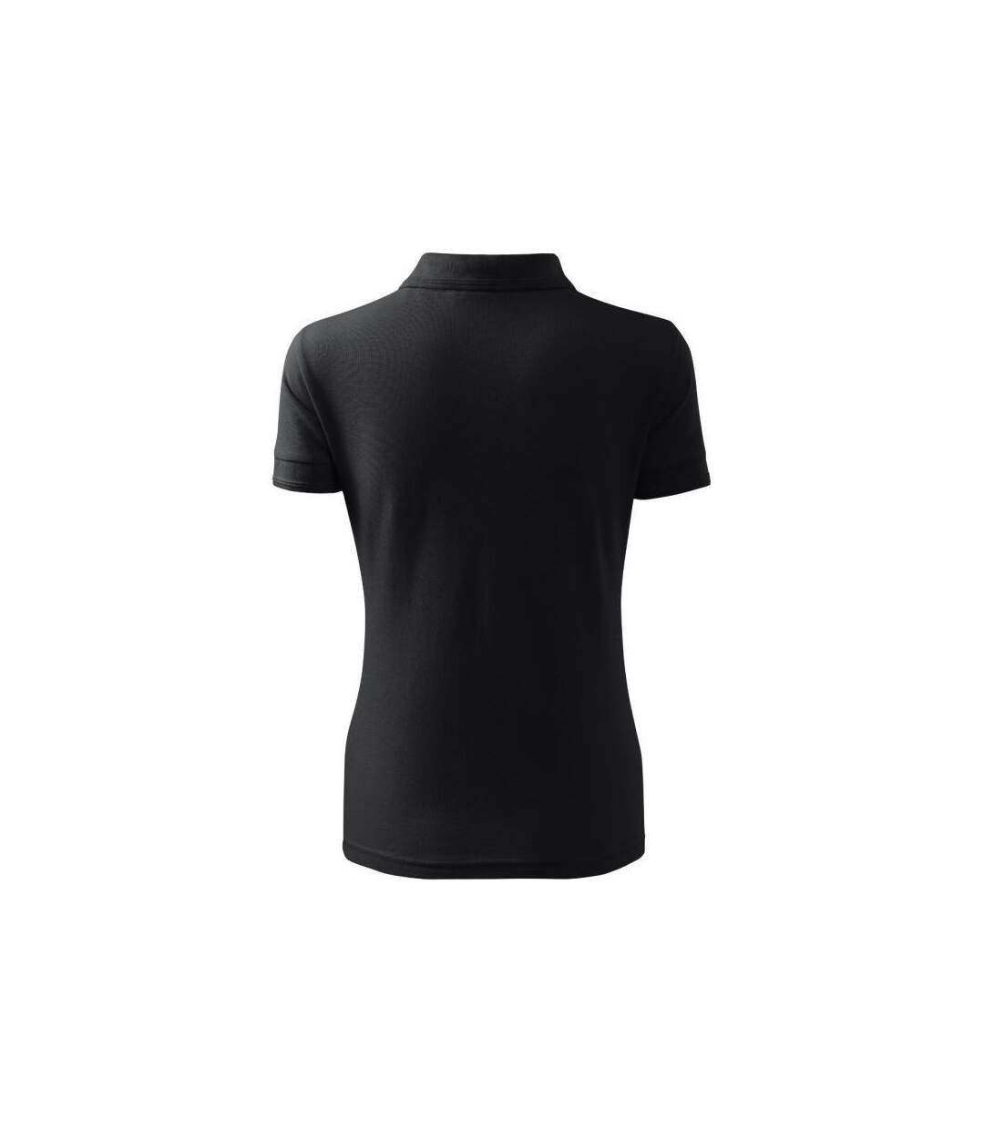 Womens/ladies Pique Polo Shirt Charcoal Malfini-3