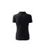 Womens/ladies Pique Polo Shirt Charcoal Malfini-3