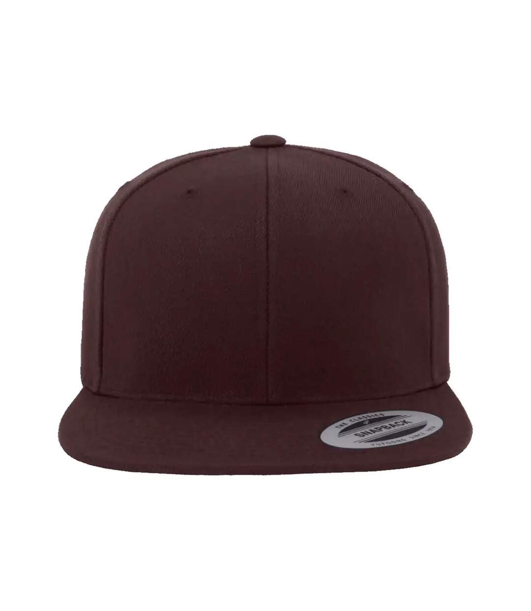 Casquette ajustable classique homme marron Yupoong-1