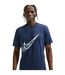 Mens Swoosh Graphic Print T-shirt Navy Nike-3
