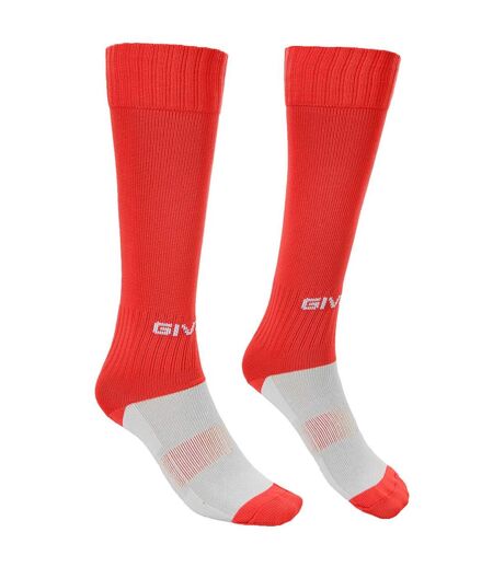 Chaussettes Motif/style Foot Adulte Rouge Givova