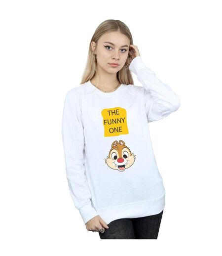 Disney Chip N Dale The Funny One Sweatshirt Femmes/Dames (Blanc) - UTBI27266