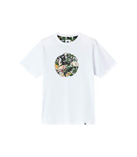 T-shirt Motif/style Imprimé Graphique Convergence Homme Blanc Pretty Green