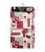 Tapis Déco Imprimé Fraisia 45x75cm Rouge-2