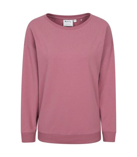 Womens/ladies Pentle Lightweight Sweatshirt Pink Mountain Warehouse