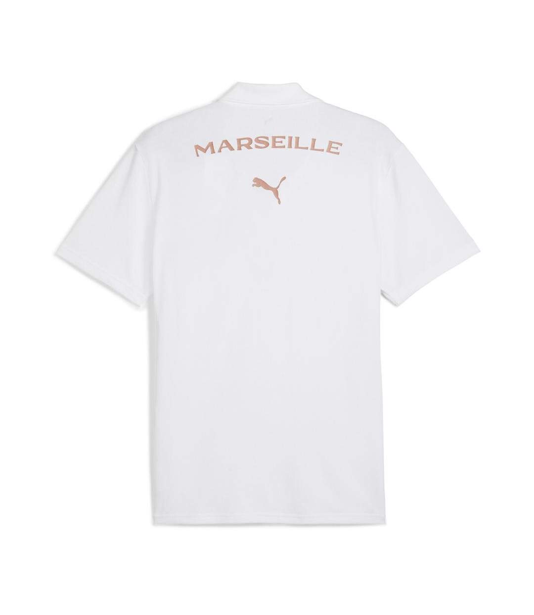 OM polo blanc  homme puma-2