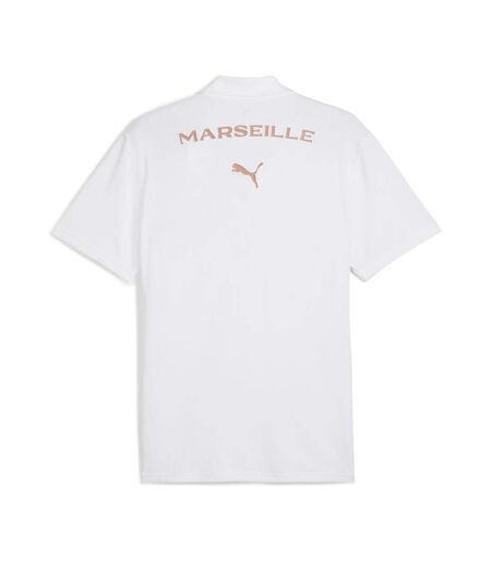 OM polo blanc  homme puma