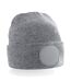 Bonnet Unisexe Gris Chiné Beechfield-1