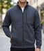 CHALLENGER CAPITAINE3 — Veste sweat zippée gris foncé : le confort pratique au quotidien-1