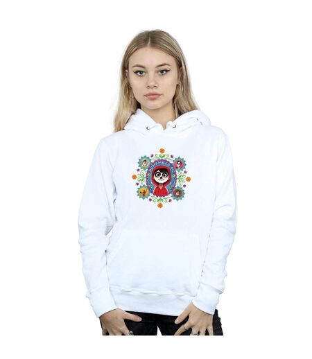 Disney Sweat à capuche Coco Remember Me Femme/Ladies (Blanc) - UTBI2517