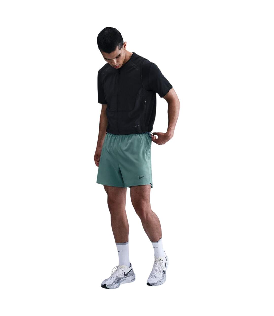 Short De Course Motif/style 2-en-1 Challenger Homme Turquoise Nike-1