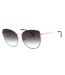 Lunettes De Soleil Motif/style Dégradé Femme Taille Unique Jaune Or Longchamp-1