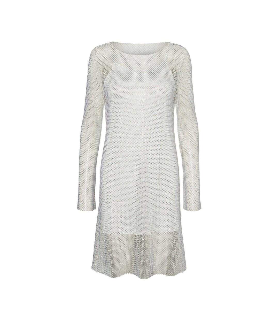 Robe Courte Celine Femme Blanc Neige Vero Moda-1