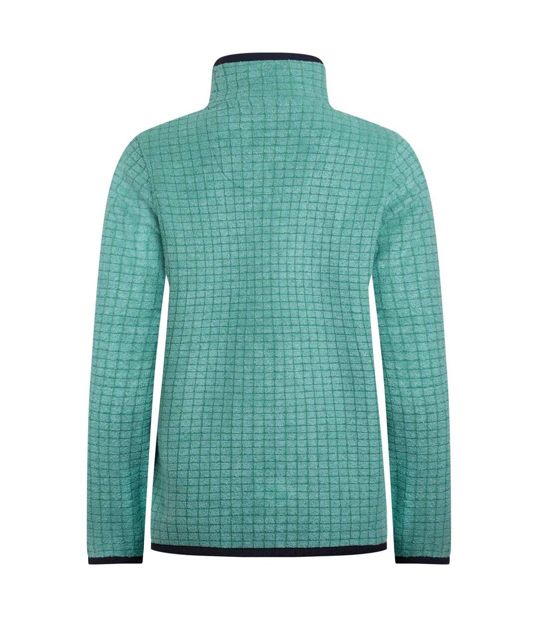 Womens/ladies tilly grid full zip fleece jacket viridis Weird Fish-2