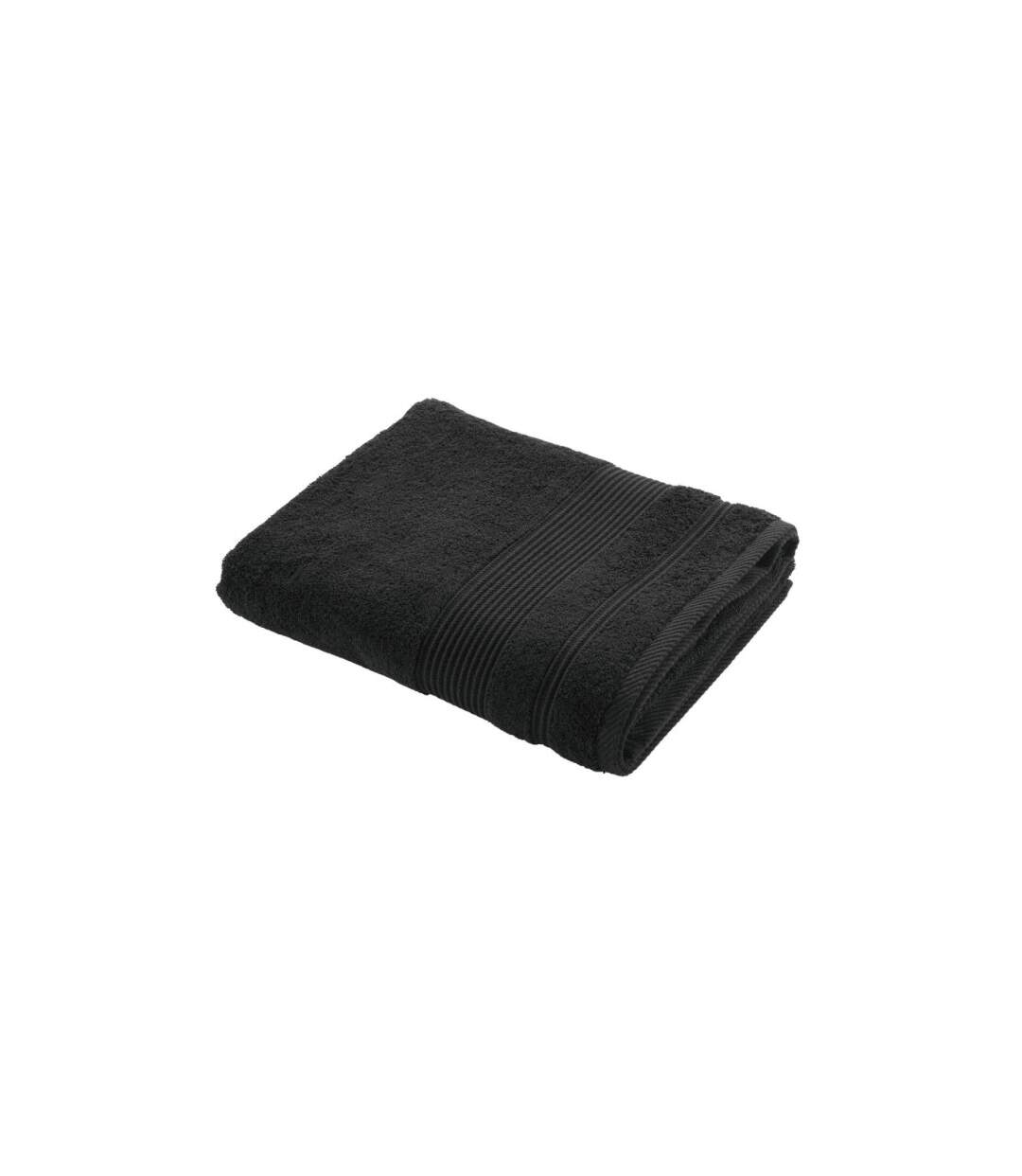 Drap de Bain Tendresse 90x150cm Noir-1