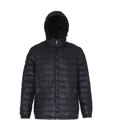 2786 Womens/Ladies Hooded Water & Wind Resistant Padded Jacket (Navy/Sapphire) - UTRW3425