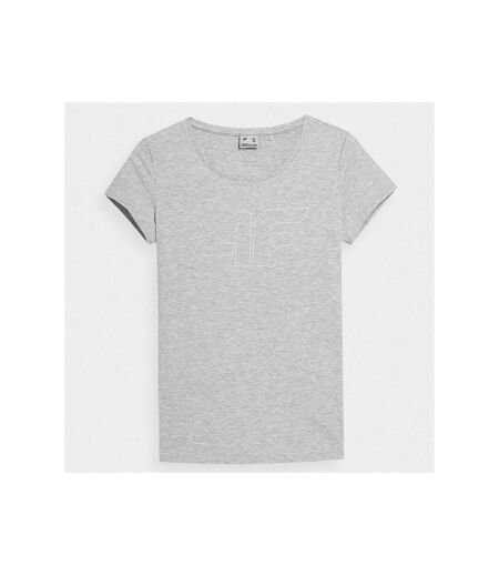 T-shirt Motif/style Imprimé Femme Gris 4F