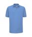 Polo À Manches Courtes Hommes Bleu Ciel Russell-1