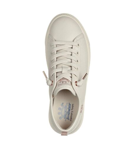 Baskets Bobs Copa Femme Blanc Cassé Skechers