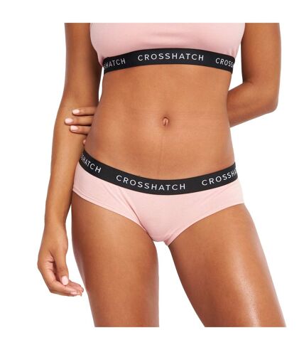 Crosshatch Womens/Ladies Raegan Underwear Set (Pink)