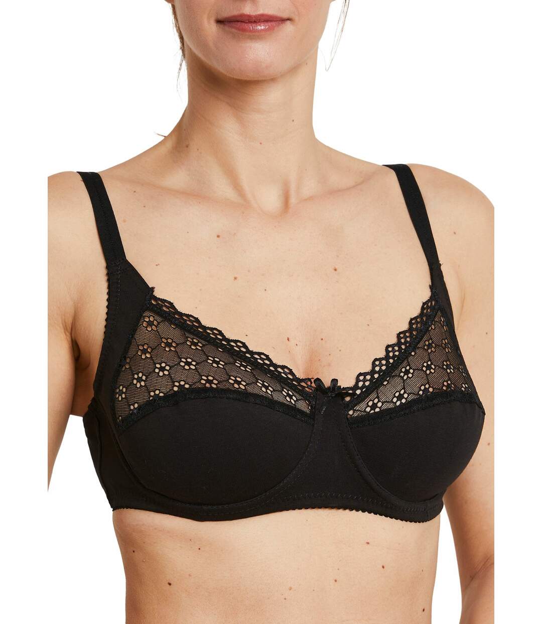 Soutien-gorge avec armatures coton extensible-3