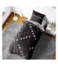 Parure De Lit Motif Logo Noir Gris Friends-3