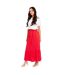 Jupe Mi-longue Femme Rouge Be You-1