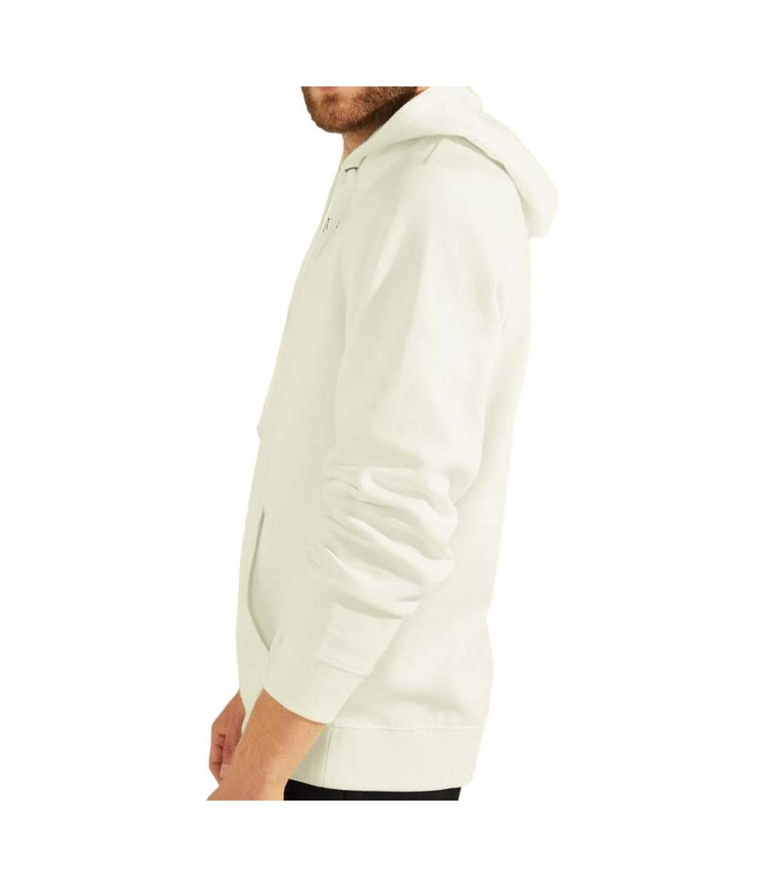 Sweat à capuche Ecru Homme Guess Essential - L-2