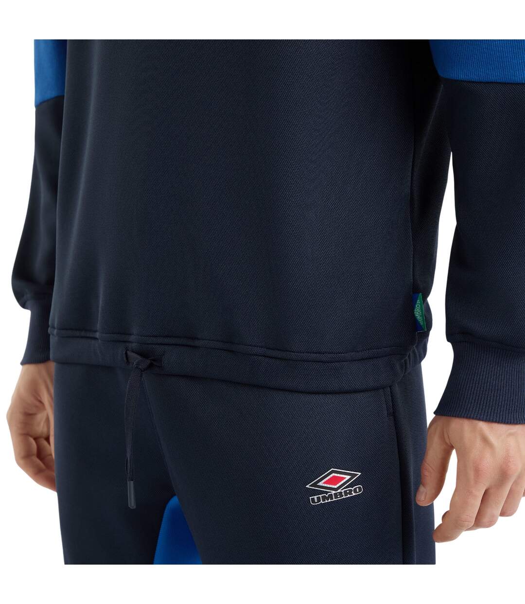 Mens drill top victoria blue/dark navy/limoges Umbro-4