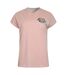 Womens/ladies seashore graphic slub t-shirt dusty rose Weird Fish-1
