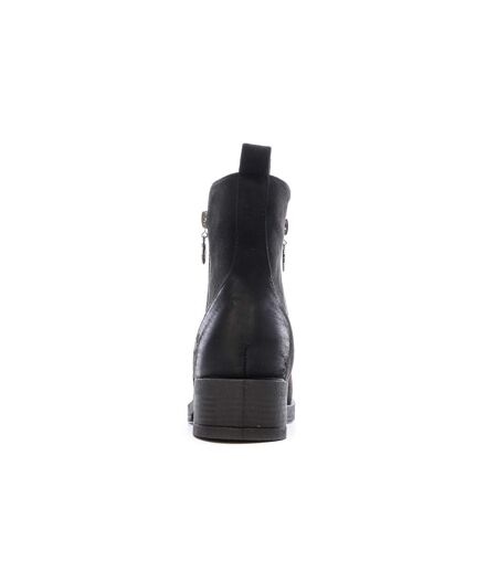 Bottines noires femme chattawak vamp