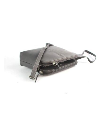 Eastern Counties Leather Terri Leather Purse (Dark Grey) (One Size) - UTEL443