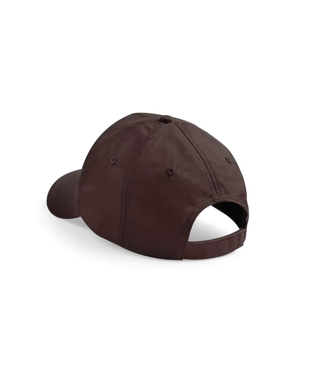 Casquette de baseball 100% coton adulte unisexe chocolat Beechfield-2