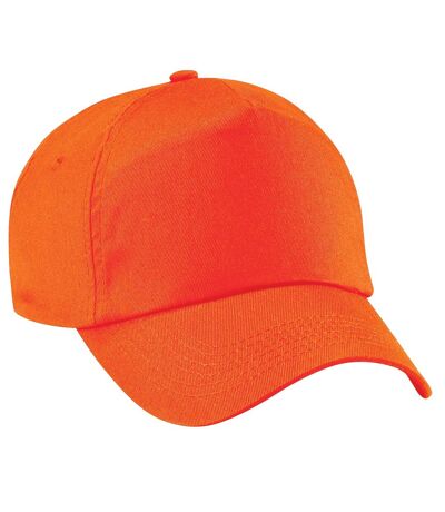 Beechfield Unisex Plain Original 5 Panel Baseball Cap (Orange) - UTRW201