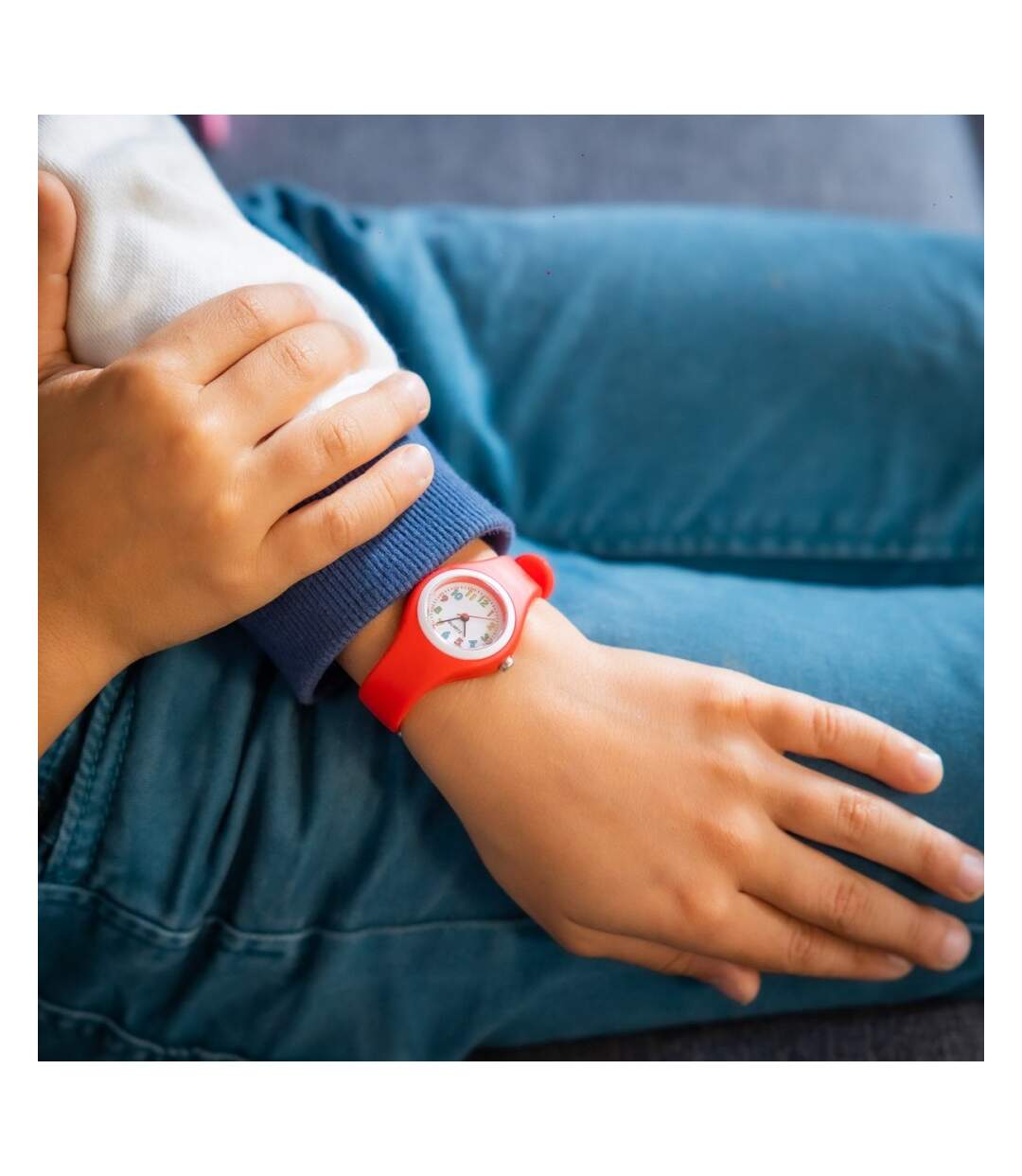 Montre pour Enfant Silicone Rouge CHTIME-2