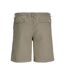 Mens Linen Blend Shorts Dusty Olive Jack And Jones-2