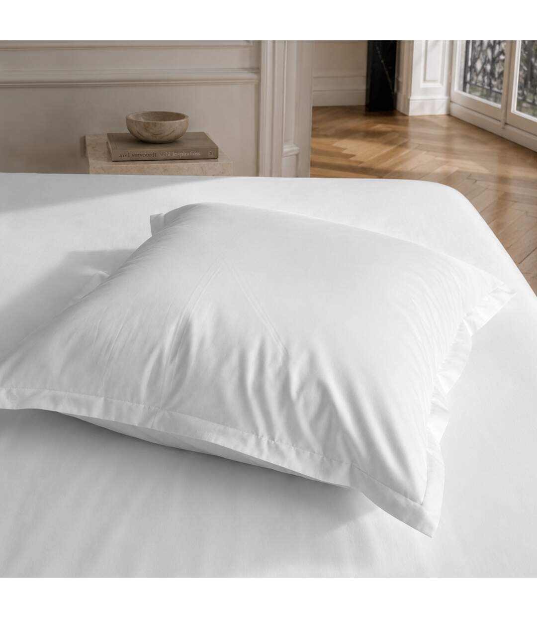 Taie d'oreiller uni pur percale PRIMO-4