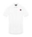 Polo Motif/style Petit Logo Homme Blanc Cassé Diesel-1