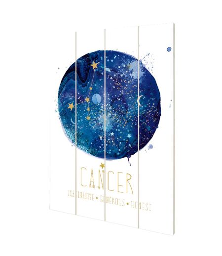 Summer Thornton - Imprimé SIGNS OF THE ZODIAC - CANCER (Bleu / Blanc) (59 cm x 40 cm) - UTPM6572