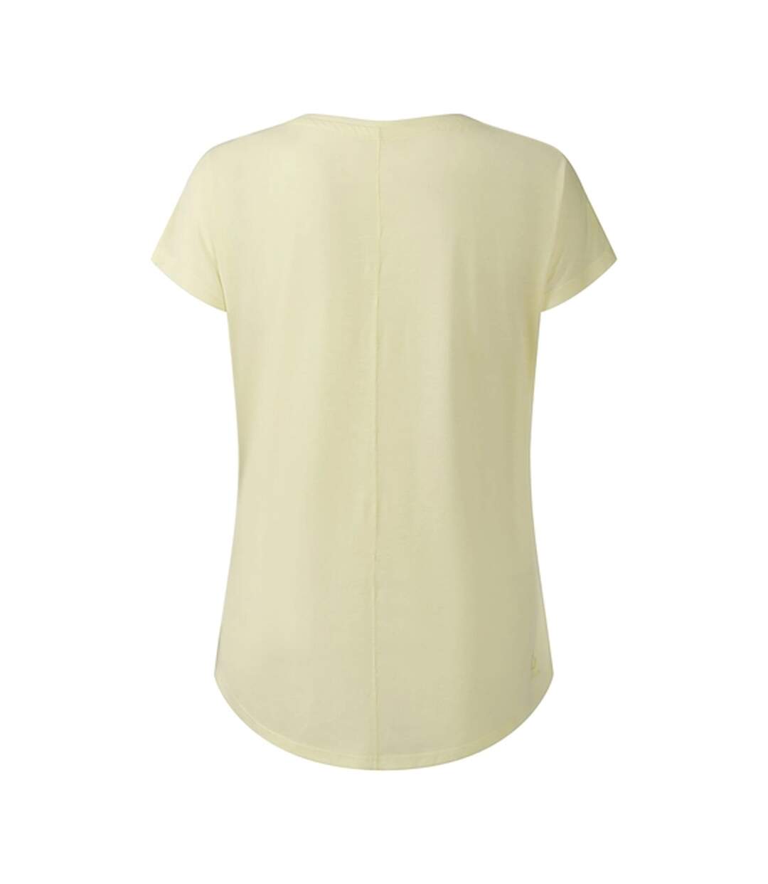T-shirt Motif/style Posture De Yoga Serenity Femme Jaune Cire Dare 2B-3