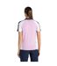 Womens/ladies Hazelmere Nosilife Short-sleeved Golf Polo Shirt Orchid White Craghoppers-3