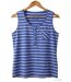 Axone EMIRAT3I Débardeur femme grande taille en coton pour un style marin confortable-2